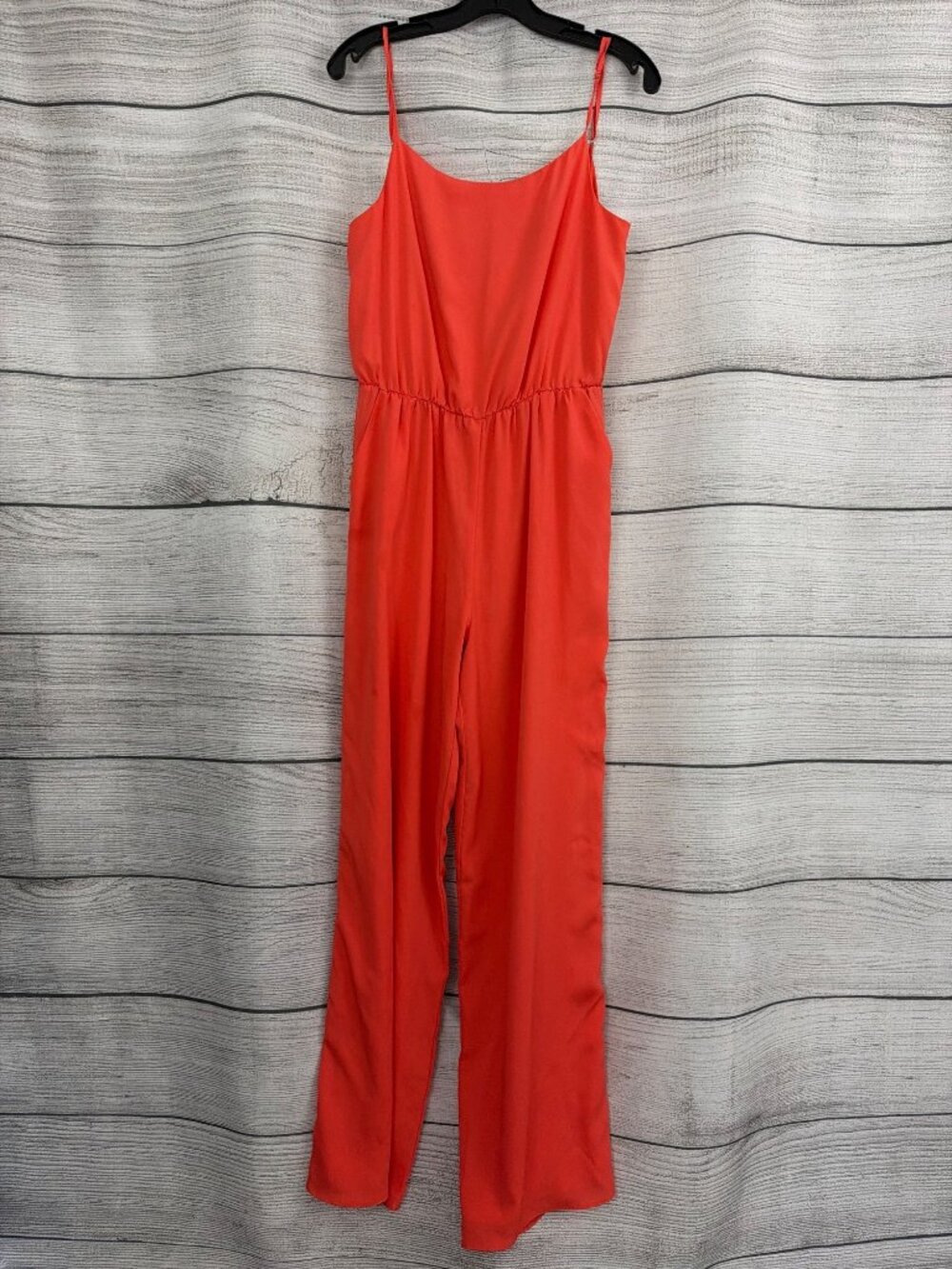 Tahari Arthur S. Levine Coral Sleeveless Wide-Leg Jumpsuit